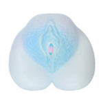 Прозрачный реалистичный мастурбатор 13,5см ToyFa Juicy Pussy Crystal Wave 894002