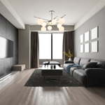 Светильник на штанге 8x40Вт G9, металл/стекло, серебро