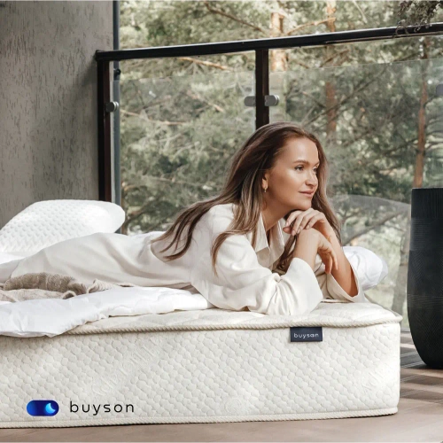 Матрас BuyNature, 25 см, средняя жесткость, независимые пружины