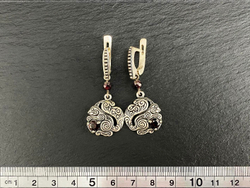 Серьги длинные "Белка Рататоск".