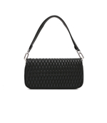 кожаная сумка через плечо kira ruched TORY BURCH - черный(137266)