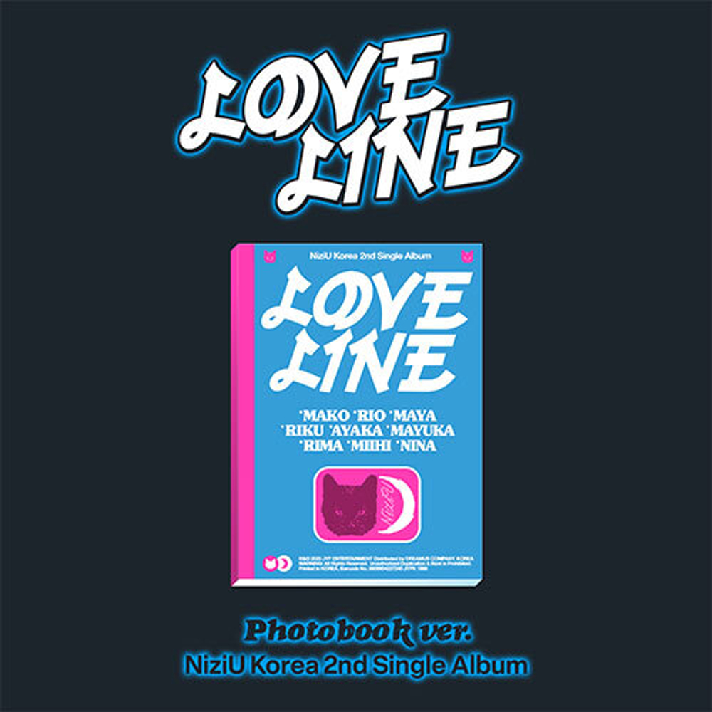 Альбом NiziU - 2nd Single Album [LOVE LINE] (Photobook Ver.)
