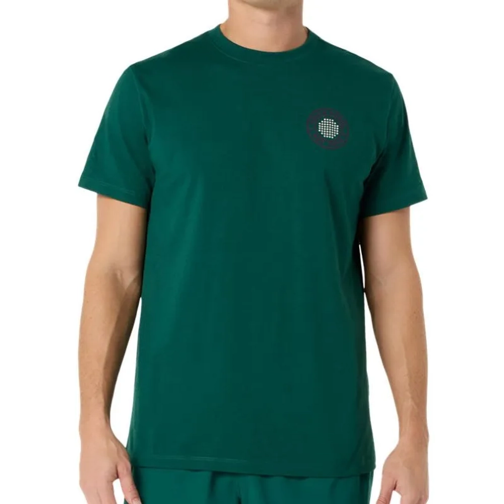 Теннисная футболка Asics Court Graphic - jewel green