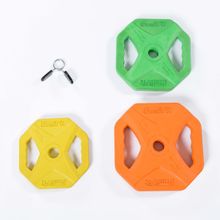 Штанга для аэробики и комплект дисков (1,25-2,5-5 кг) PROGRESS PROFI-FIT