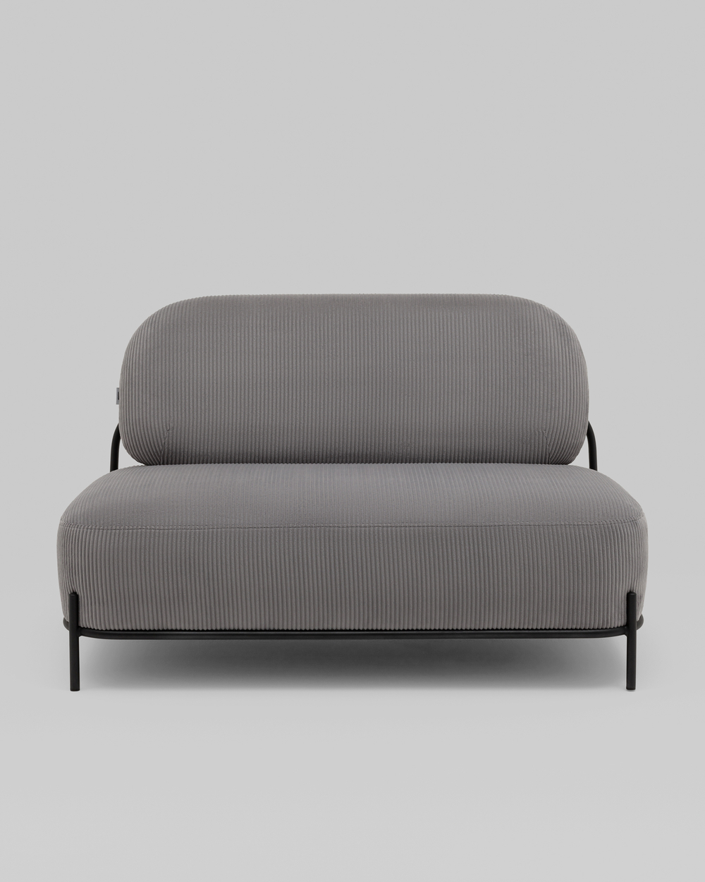 Диван Стоун велюр рельефный светло-серый