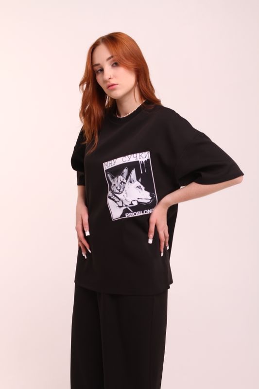 ФУТБОЛКА NUMERO 1 print CatDog