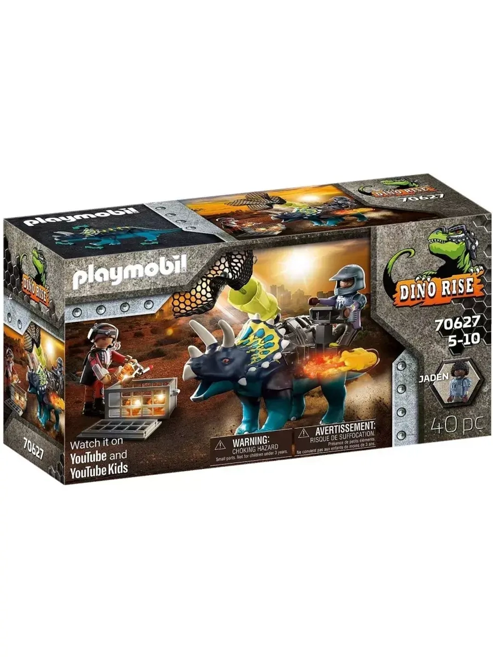 Набор Трицератопс: Охота за камнями Playmobil 70627