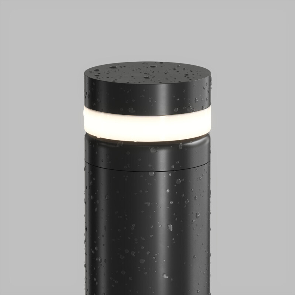 DK9816-BK Ландшафтный уличный светодиодный светильник VEGA, IP65, 12 Вт, 3000K, черный, алюминий