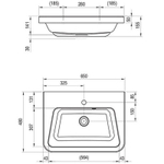 Раковина Ravak 10° 65 XJI01165000 Белая