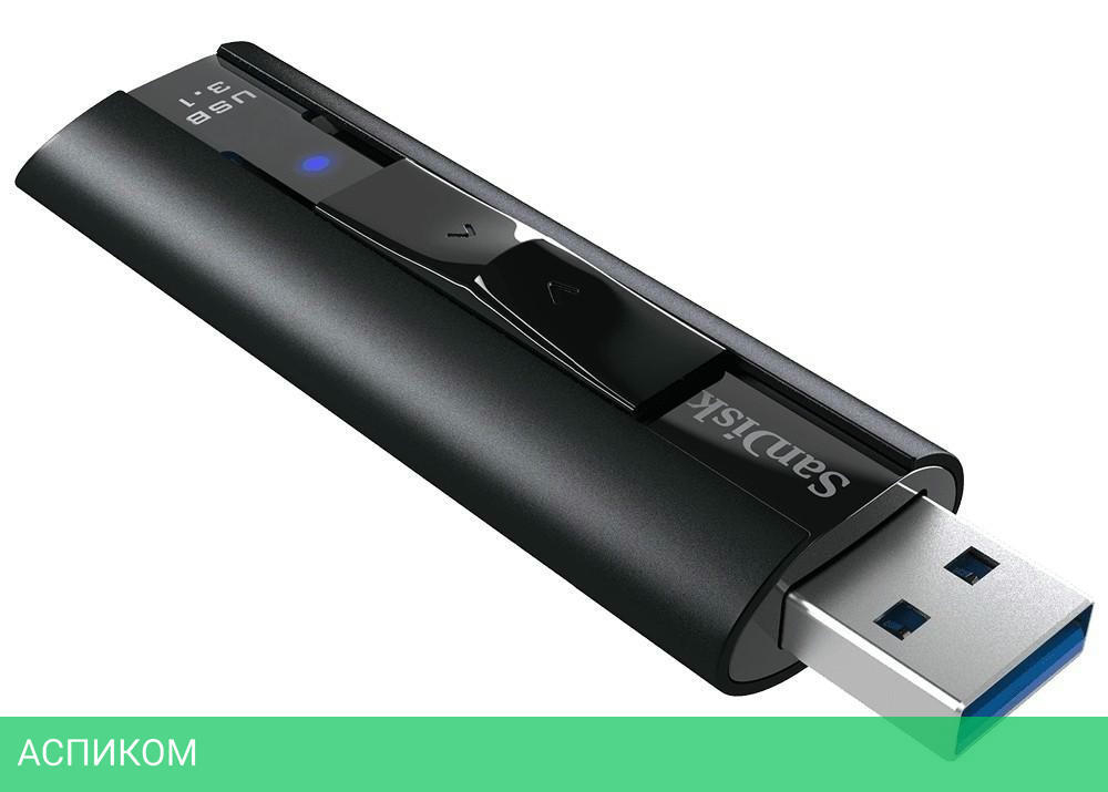 USB Flash-накопитель SanDisk CZ880 Cruzer Extreme Pro 1TB черный (SDCZ880-1T00-G46)