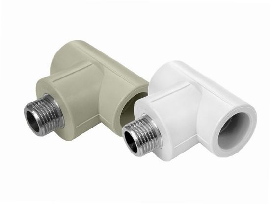 Тройник комбинированный наружная резьба  PP-R