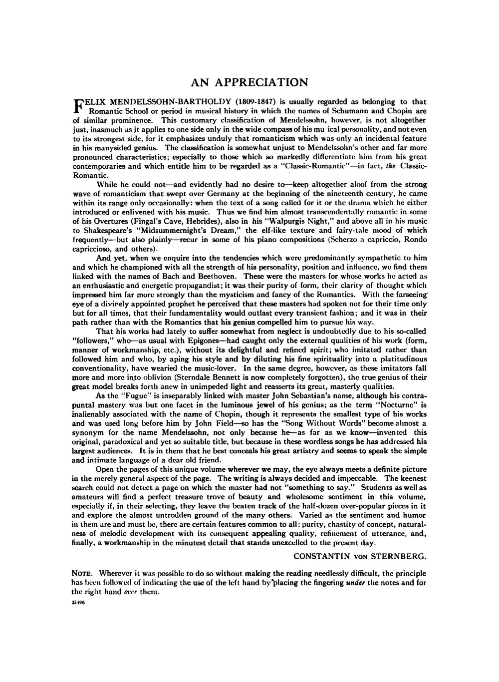 Songs without words: for the piano | Felix Mendelssohn-Bartholdy