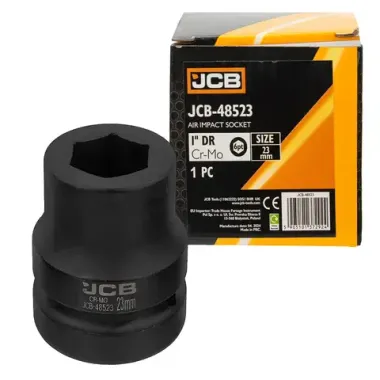 Головка ударная 23мм (6гр.), 1'' JCB JCB-48523