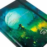 Дневник 1-11 класс 48 л., кожзам (твердая с поролоном), печать, резинка, конверт, BRAUBERG, "Мечты", 106949