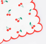 Салфетки большие "Вишня" 16 шт. (16,5 x 16,5 см)