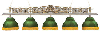 Лампа Ренессанс Гранж 5 плафонов -  клен