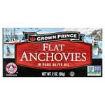 Crown Prince Natural, анчоусы, в чистом оливковом масле, 56 г (2 унции)