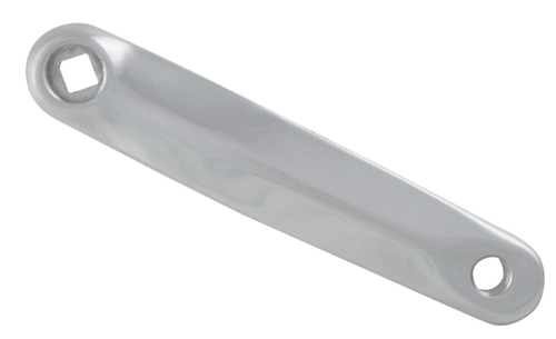 Шатун левый 170 мм алюминий плоский спорт. (д/систем (50) серебристый