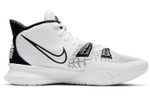 Nike Kyrie 7 EP "Hip-Hop" Owen round head lace-up shock absorption, non-slip, wear-resistant wrapping support, mid-top Air Zoom actual combat basketball shoes for men and women with the same white, black and green domestic version