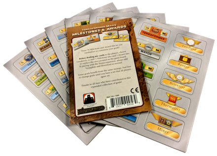 Покорение Марса (Terraforming Mars) - дополнение Milestones and Awards на английском языке