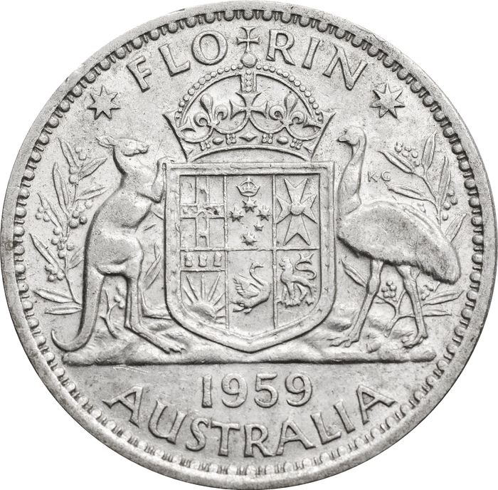 1 флорин 1959 Австралия