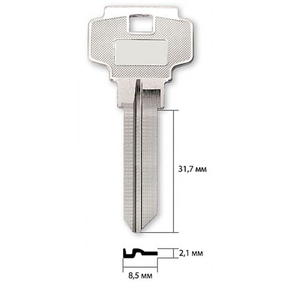 Заготовка английского ключа 10311 DX6 D7S DX3R DXT6L DEXTER АНГЛ КНР