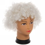 Парик карнавальный «Афро кудри», Белый