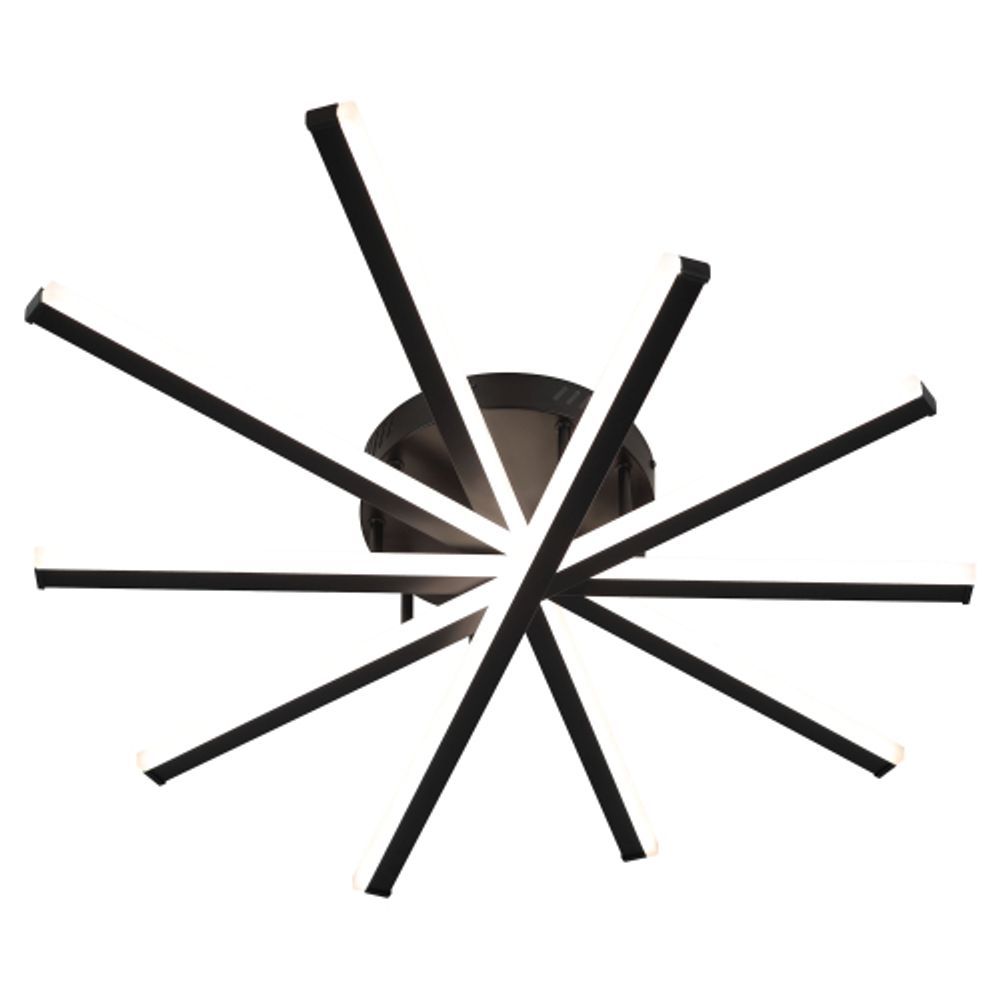 Светильник потолочный светодиодный Rivoli   6181-201 LED 110 Вт 3000-6000К чёрный с пультом