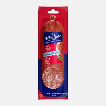 Колбаса Черкизово Бородинская сырокопченая 300г
