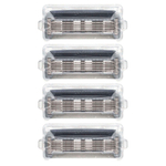 Bulldog Skincare For Men, Original Steel Blades, запасной блок, 4 шт.