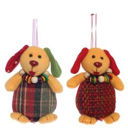 GAEM Новогоднее украшение «Собачка», L7 W5,5 H11,5 см, 6в.