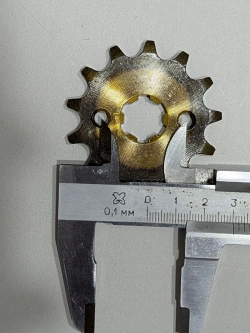 + t Звезда ведущая для питбайка, мопеда (420-13) 17мм