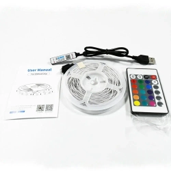 Светодиодная умная световая лента с дистанционным управлением RGB5050 DIY инфракрасная Bluetooth-световая лента 16 ламповых бусин/метр 15 м
