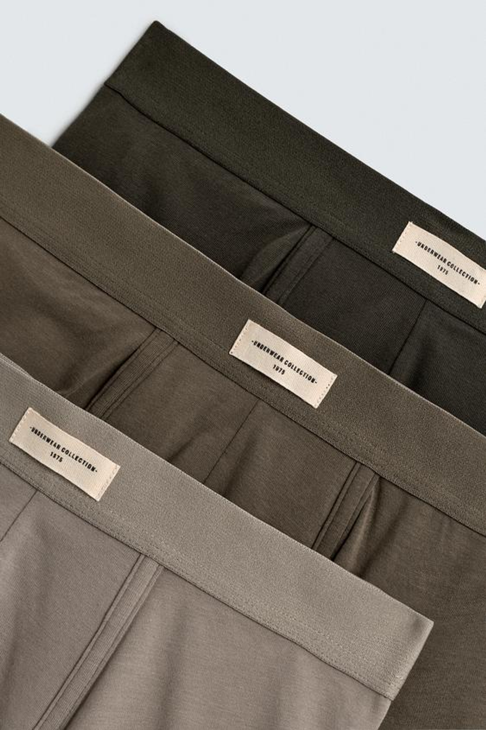 ZARA НАБОР ИЗ ТРЕХ ТРУСОВ-БОКСЕРОВ SOFT, РАЗНОЦВЕТНЫЙ