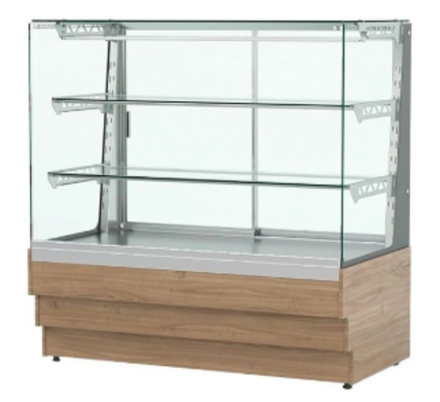 Витрина кондитерская холодильная REFETTORIO Crystal RKC20A-MV, 2 полки