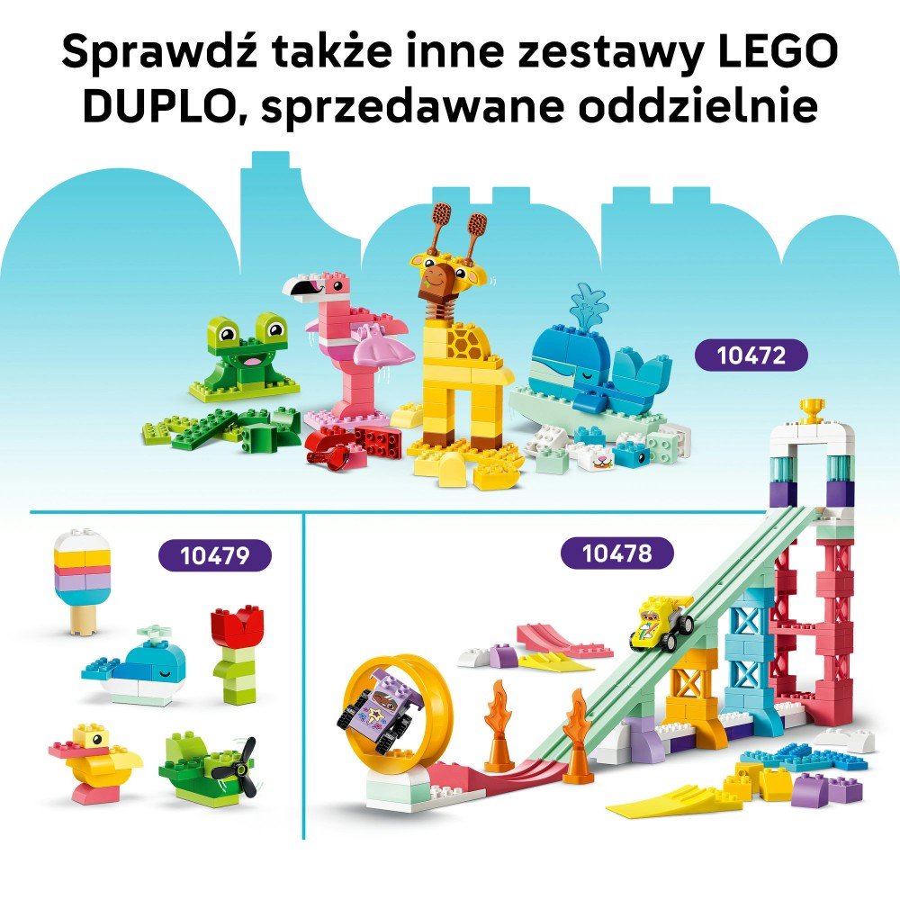 Конструктор LEGO DUPLO Town 10480 Лес первооткрывателей с дикими животными — фото 8