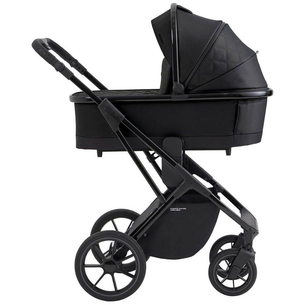 Детская коляска Sweet Baby Massimo 2 в 1 2024 Black 427053