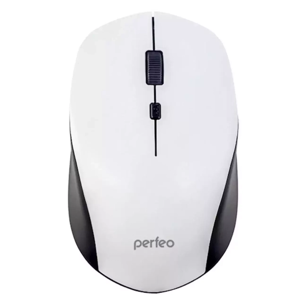 Мышь беспроводная Perfeo Strong white