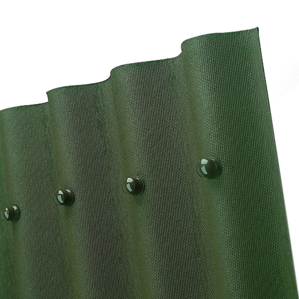 Лист кровельный волнистый Ондулин Smart 1950х950 мм зеленый