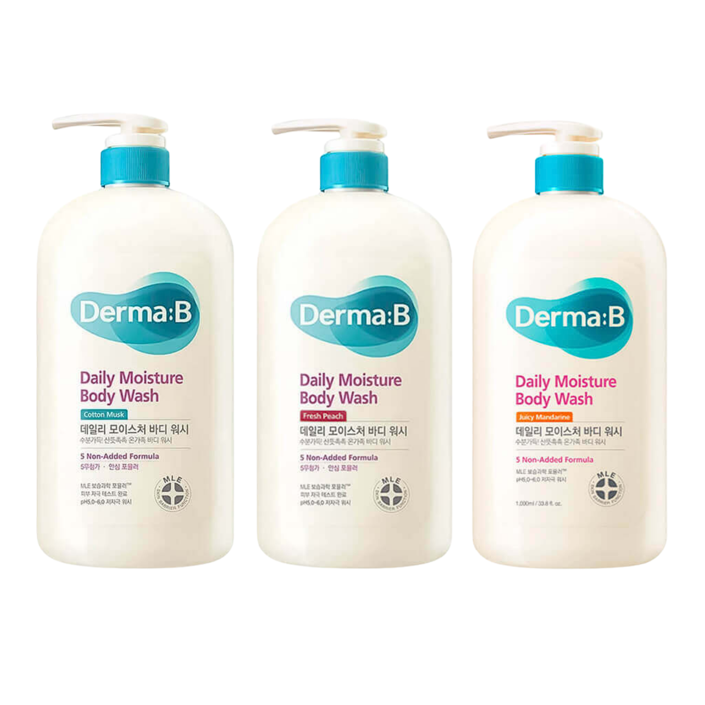 Derma:B Daily Moisture Body Wash 1000ml