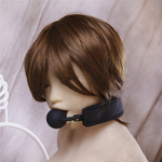 Фиксаторы рук и шеи с кляпом черный