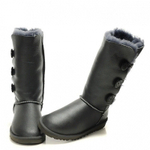Угги Bailey Button Triplet Metallic Grey