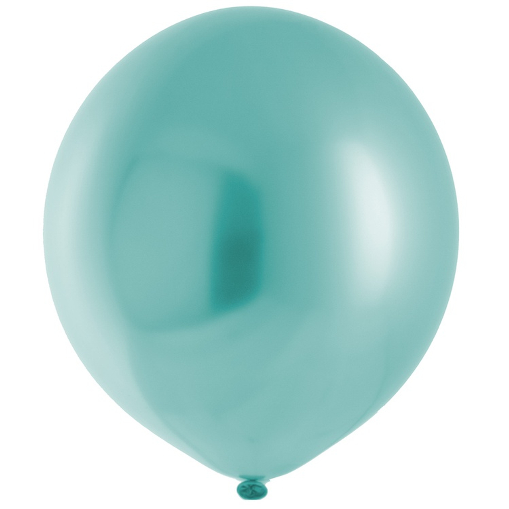 Шар латексный Shiny Хром 46 см (Зеленый)