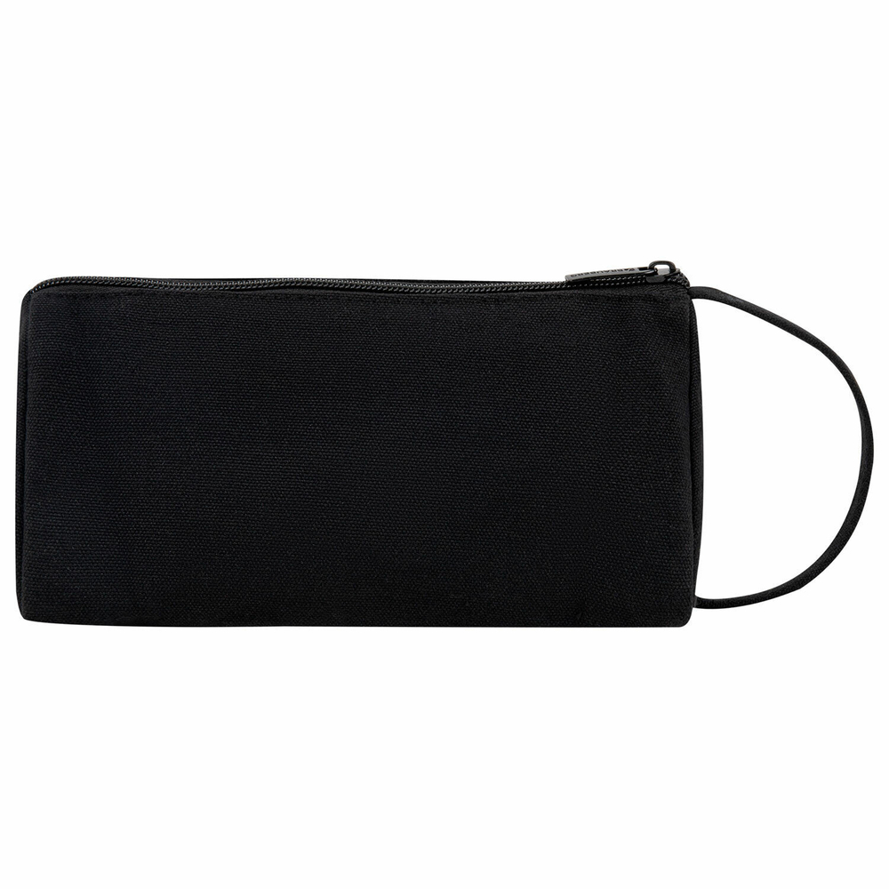 Пенал-косметичка BRAUBERG с ручкой 1 откидная планка полиэстер 22x10х8 см Black (2 штуки в упаковке)