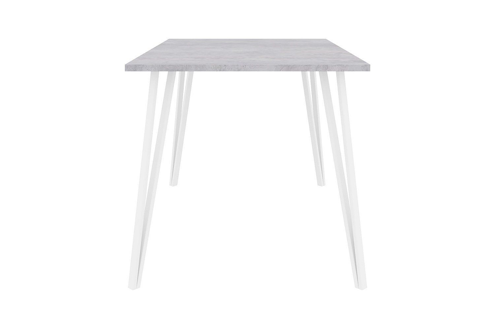 Стол кухонный обеденный Камень Тёмный/Чёрный, Сиена, 120х80х75,5 см