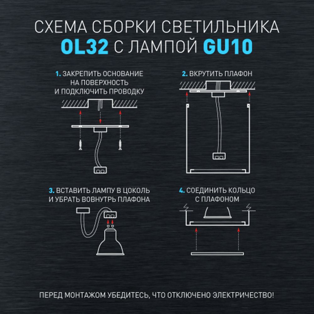 Светильник настенно-потолочный спот ЭРА OL32 WH MR16 GU10 IP20 белый | Накладные светильники
