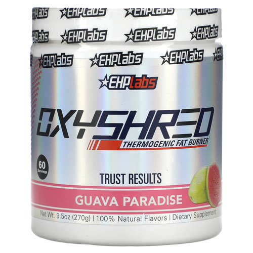 EHPlabs, OxyShred, термогенный сжигатель жира, со вкусом гуавы, 270 г (9,5 унции)