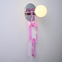 Настенный Светильник Chain Wall Розовый By Imperiumloft