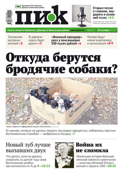 Газета "ПИК" № 44 от 29.10.2025