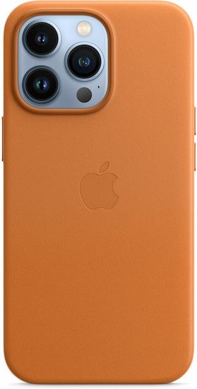 Чехол Apple MagSafe для iPhone 13 Pro, кожа, «золотистая охра»